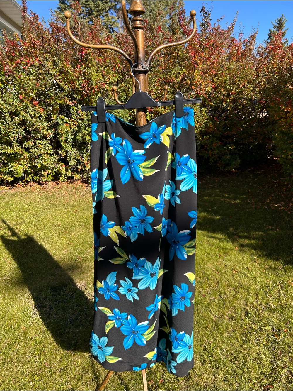 Vibrant Floral Maxi Skirt